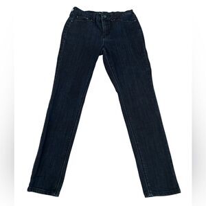Seven7 High Rise Tummyless Skinny Dark Wash Denim Stretch Jeans Size 10